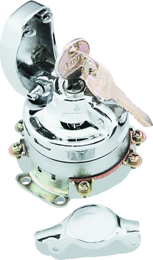 TwinPower 490573 Twin Power 73-95 FL and Softail Electronic Fat Bob Ignition Switch Replaces H-D 68462-64 71501-73