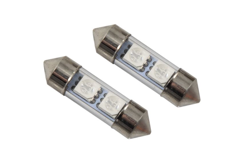 Diode Dynamics DD0070P 31mm SMF2 LED Bulb - Red (Pair)