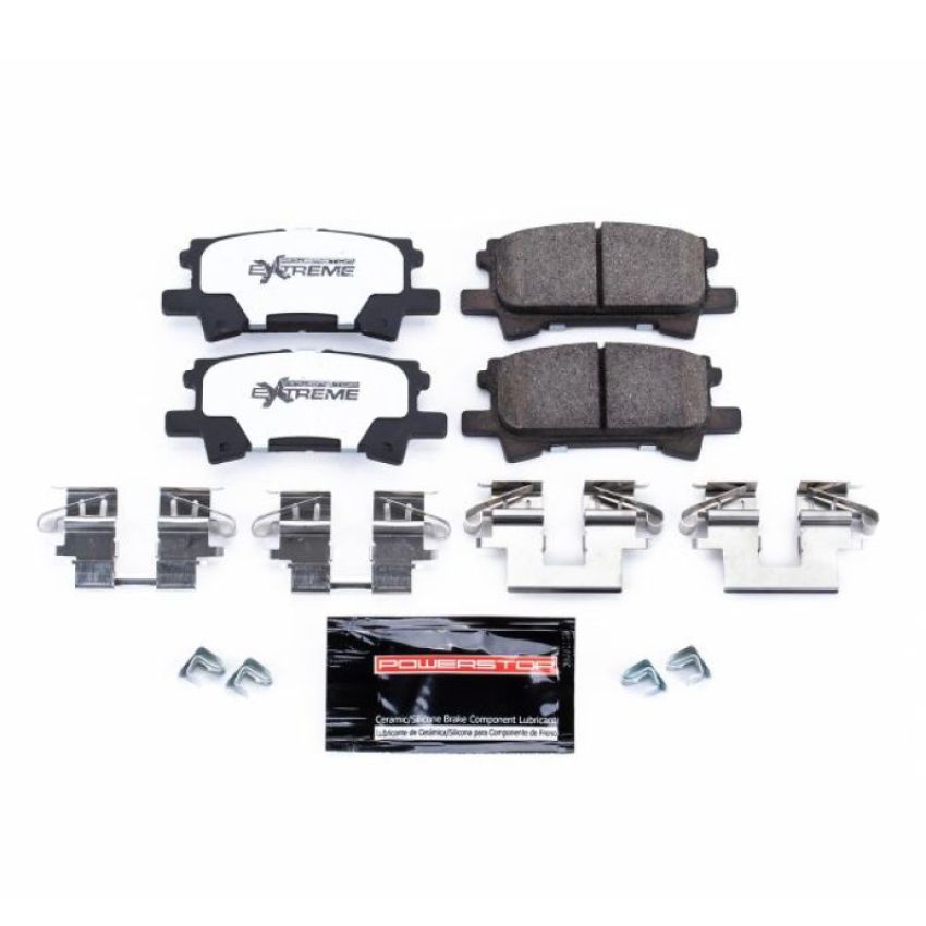 PowerStop Z36-996 PowerStop - Z36 Truck and SUV Carbon-Fiber Ceramic Brake Pads with Hardware Kit