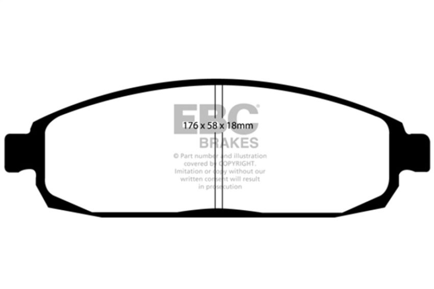 EBC Brakes ED91732 Truck/SUV Extra Duty Brake Pads