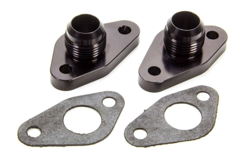 MEZIERE MEZWP8212ANS SBF 12an Water Port Adapters (pr) Black