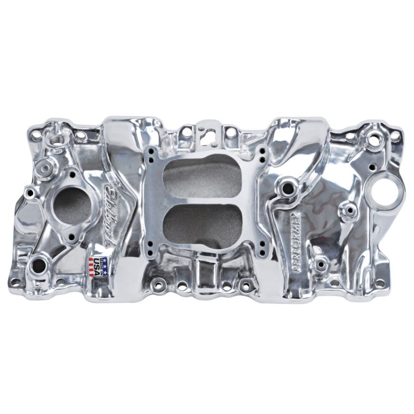 Edelbrock 21041 Performer 87-95 Polished Manifold