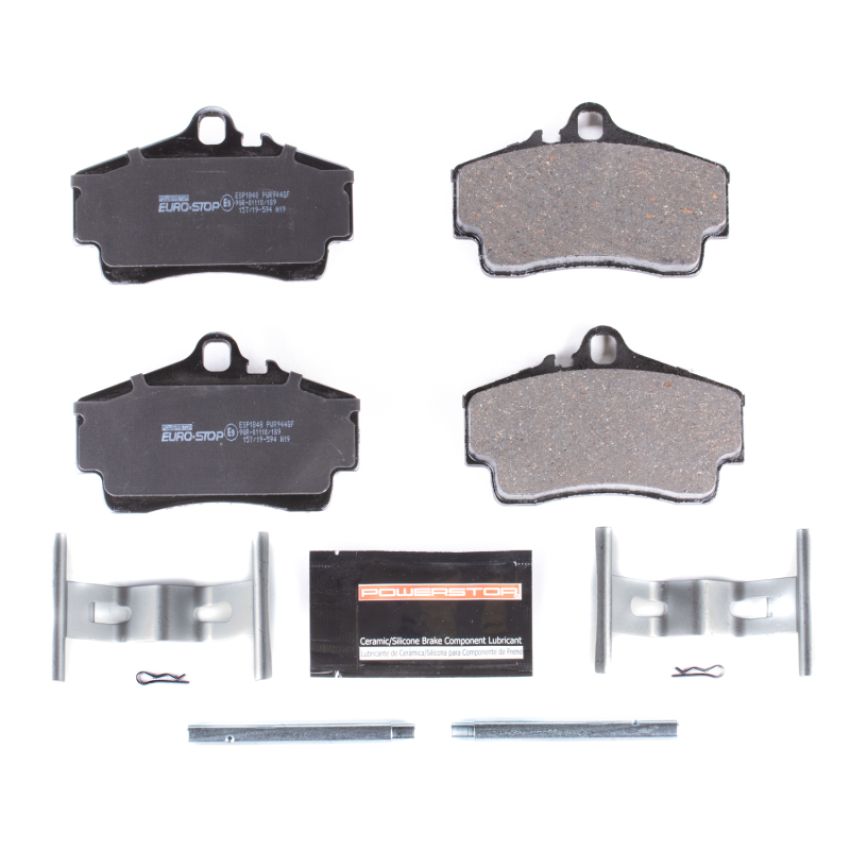 PowerStop ESP1848 EuroStop ECE-R90 Certified Brake Pad Set
