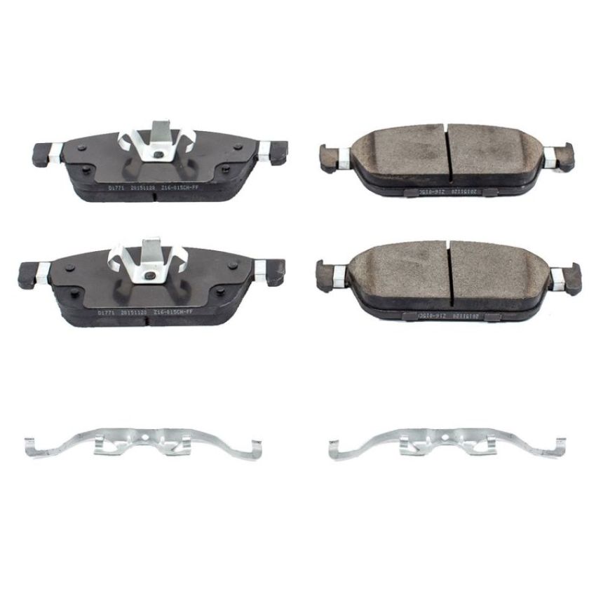 PowerStop 17-1771 PowerStop - Z17 Low-Dust Ceramic Brake Pads with Hardware
