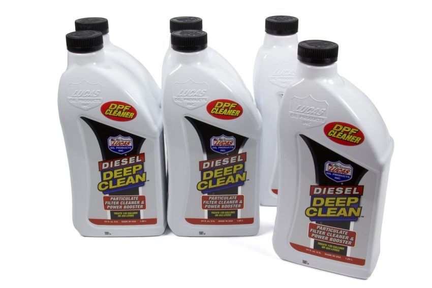 LUCAS OIL LUC10873-6 Diesel Deep Clean Fuel Additive Case 6 x 64oz.