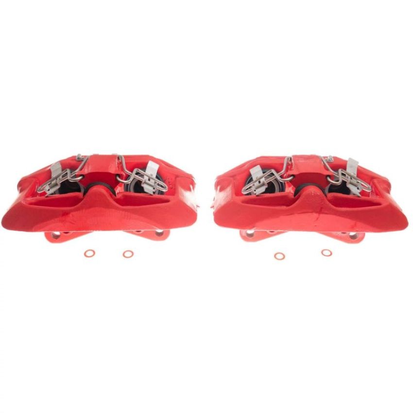 PowerStop S2758 Red Powder Coated Calipers