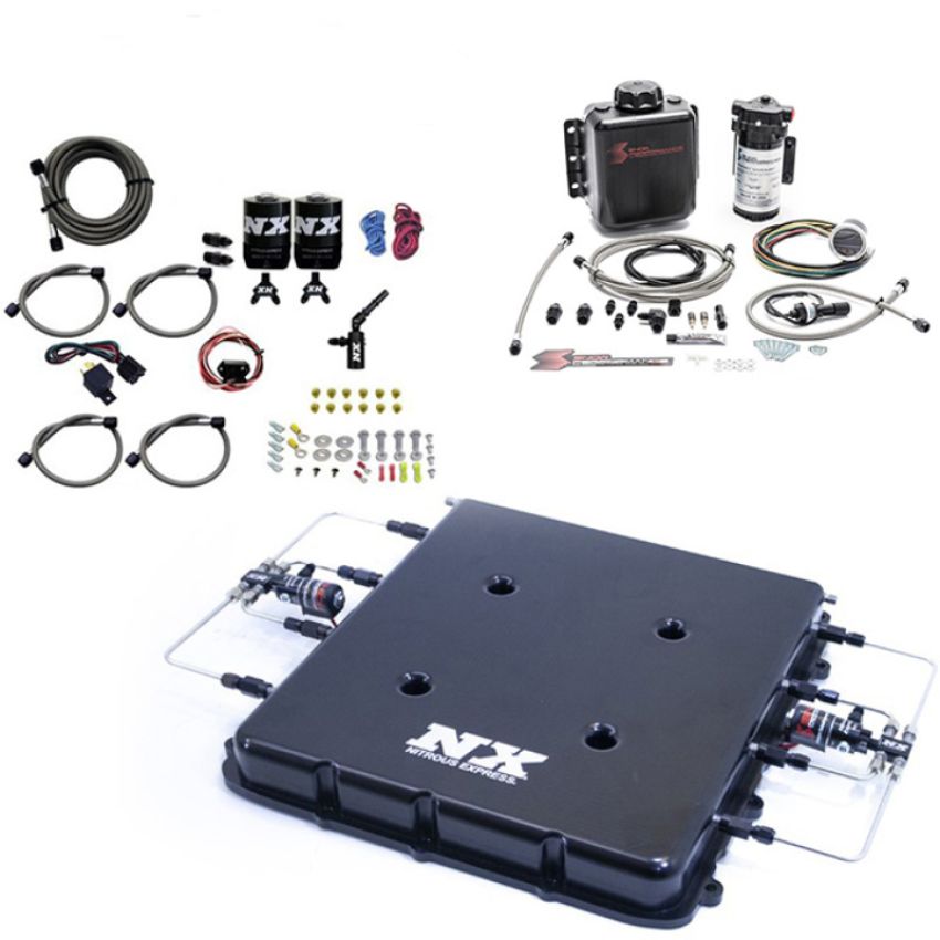 Nitrous Express 20939BMF-00 Nitrous & Water Methanol System w/Billet LT4 Supercharger Lid No Bottle