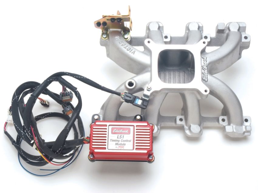 EDELBROCK EDE2908 SBC Victor Jr. Manifold - LS1- 4150 Flange