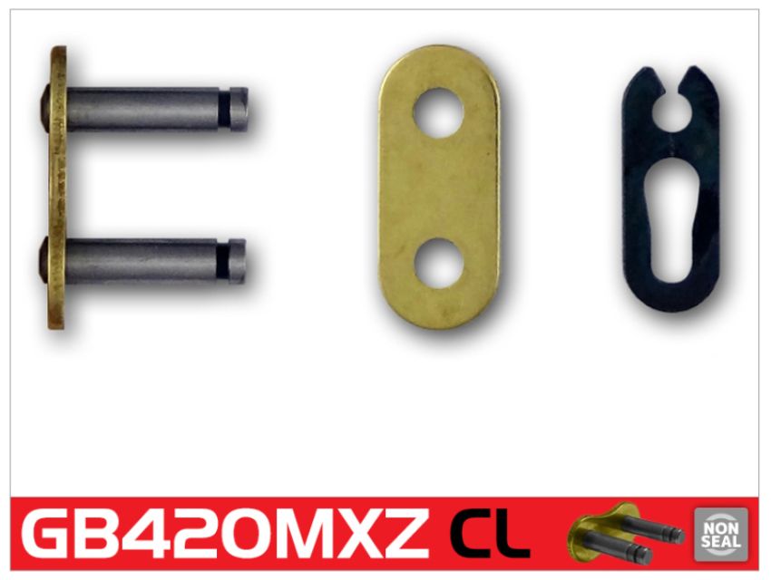 RK Chain GB420MXZ-CL GB420MXZ Clip Link - Gold