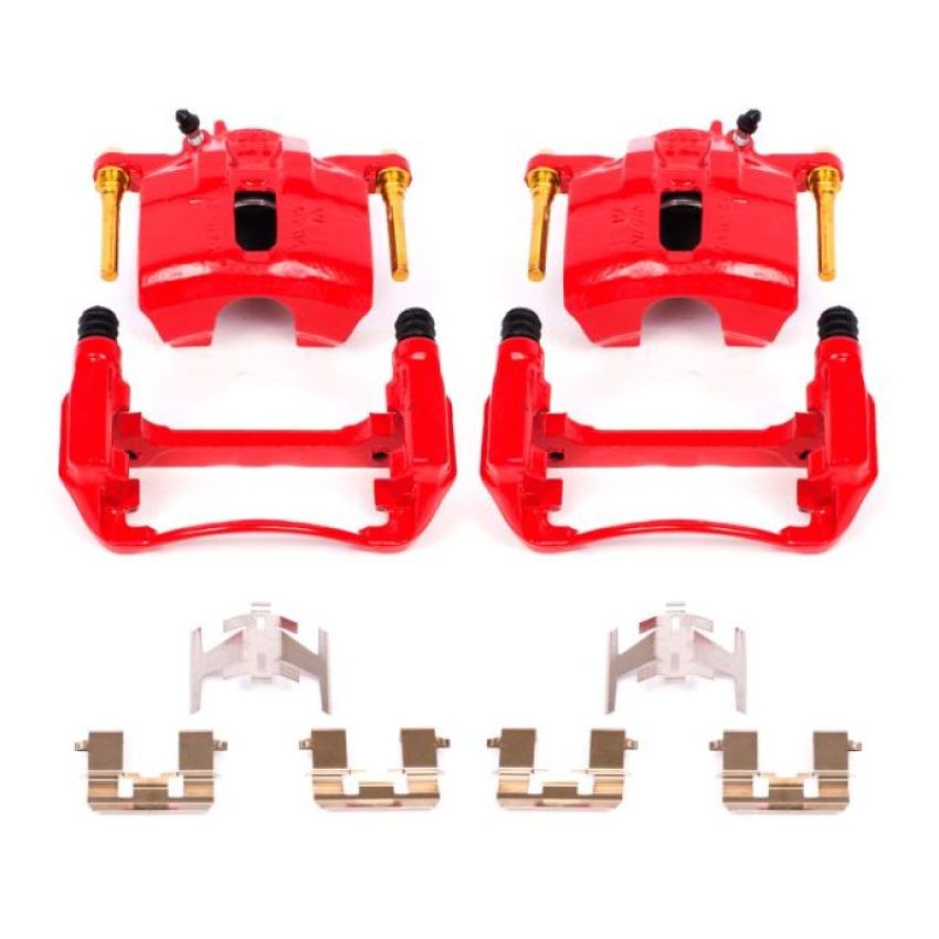PowerStop S1460 Red Powder Coated Calipers