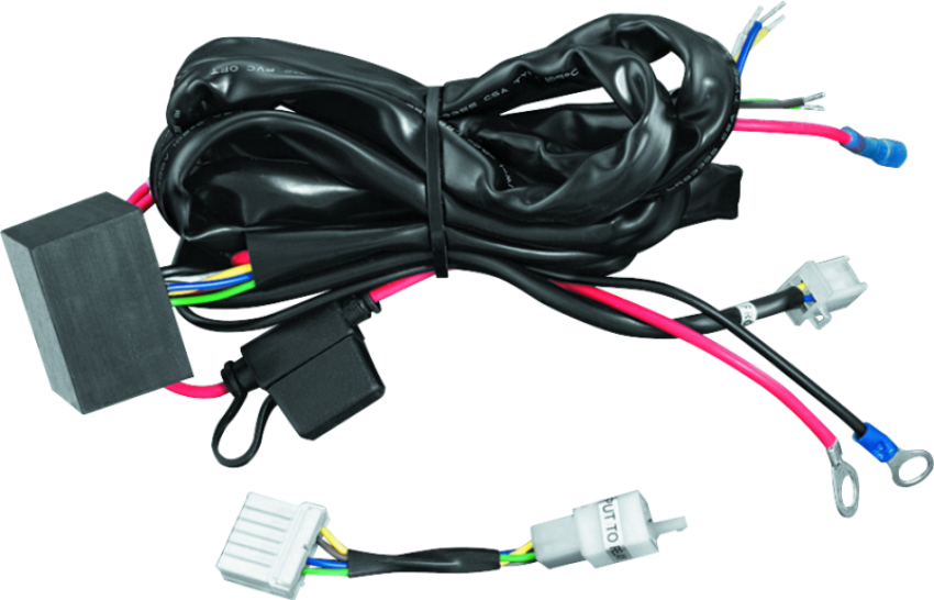 Kuryakyn 7676 Plug & Play Trailer Wiring & Relay Harness 12-17 Honda GL1800