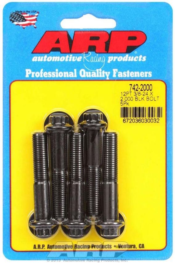 ARP ARP742-2000 Bolt Kit - 12pt. (5) 3/8-24 x 2.000
