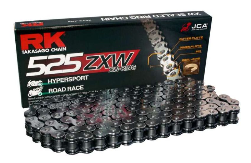 RK Chain CC525ZXW-100FT CC525ZXW-100FT XW-Ring - Chrome