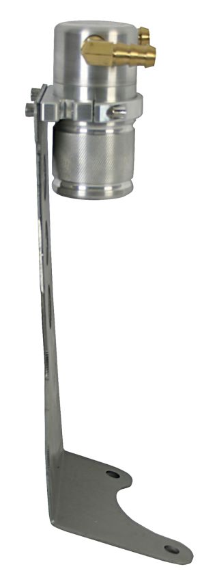 Moroso 85606 10-14 Ford Raptor 6.2L Air/Oil Separator Catch Can - Small Body - Billet Aluminum