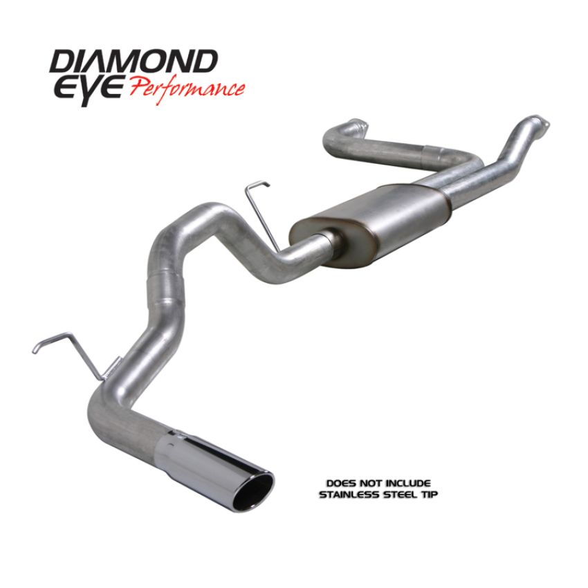 Diamond Eye Performance K3520A Diamond Eye KIT 3-1/2in CB SGL GAS AL NISSAN TITAN 5.6L 07-10