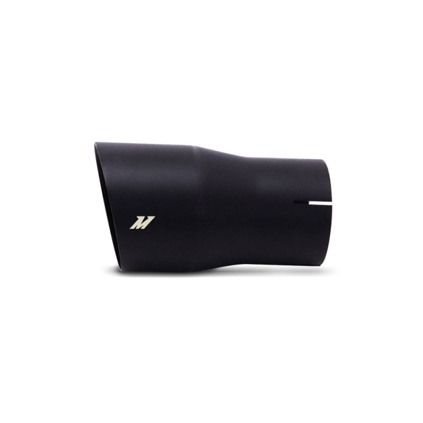 Mishimoto MMEXH-TIP-SWBK Clamo-On Single Wall Exhaust Tip 5in Outlet - Black