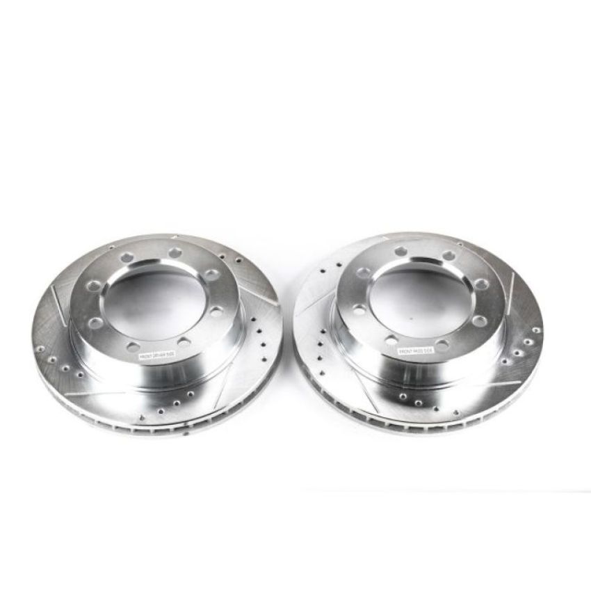 PowerStop AR8553XPR PowerStop Evolution Performance Drilled, Slotted & Plated Brake Rotor Pair