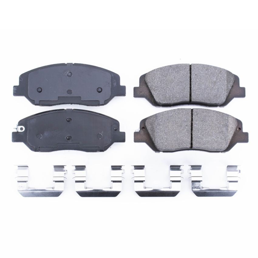 PowerStop 17-1917 PowerStop - Z17 Low-Dust Ceramic Brake Pads with Hardware