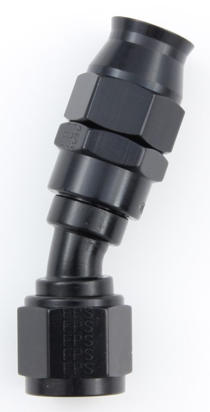 FRAGOLA FRG683006-BL Hose Fitting #6 30 Deg PTFE Black