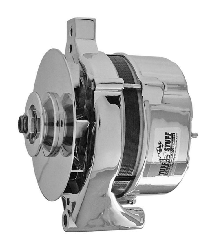TUFF-STUFF TFS7078ND Ford Alt 100 Amp Chrome 1 Wire 1 Groove Pulley