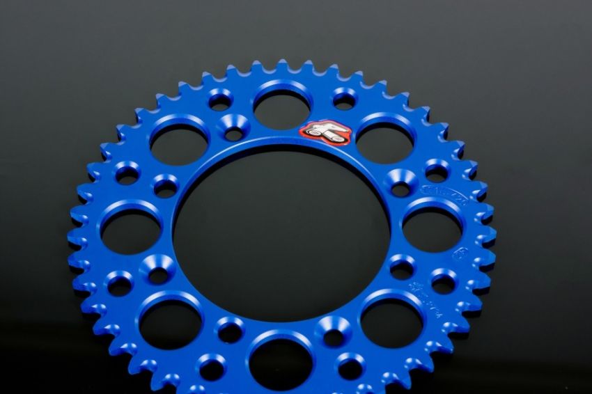 Renthal 121U-428-52GPBU 02-17 Yamaha YZ85 Rear Grooved Sprocket -Blue 428-52P Teeth
