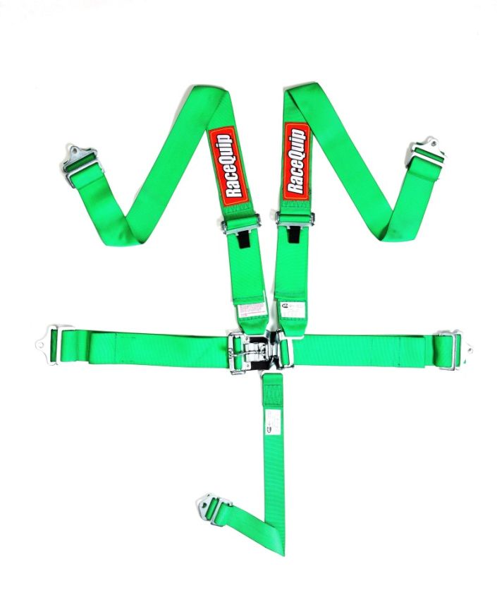 Racequip 711071 Green L & L 5pt Seat Belt