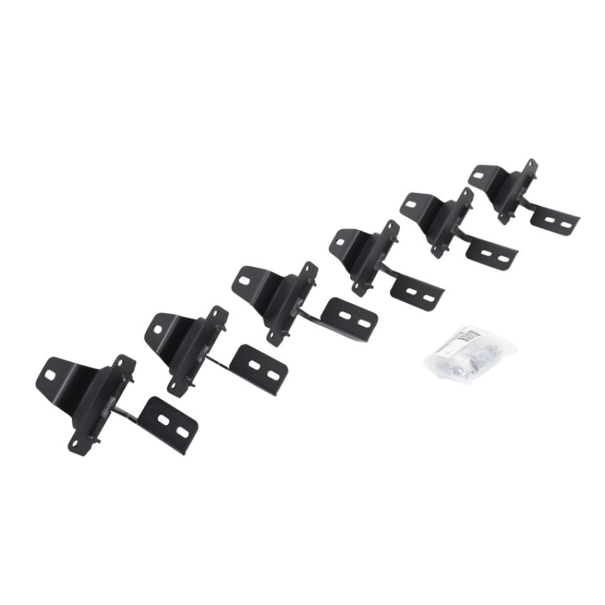Go Rhino 6945065 18-20 Jeep Wrangler JLU Brackets for RB Running Boards