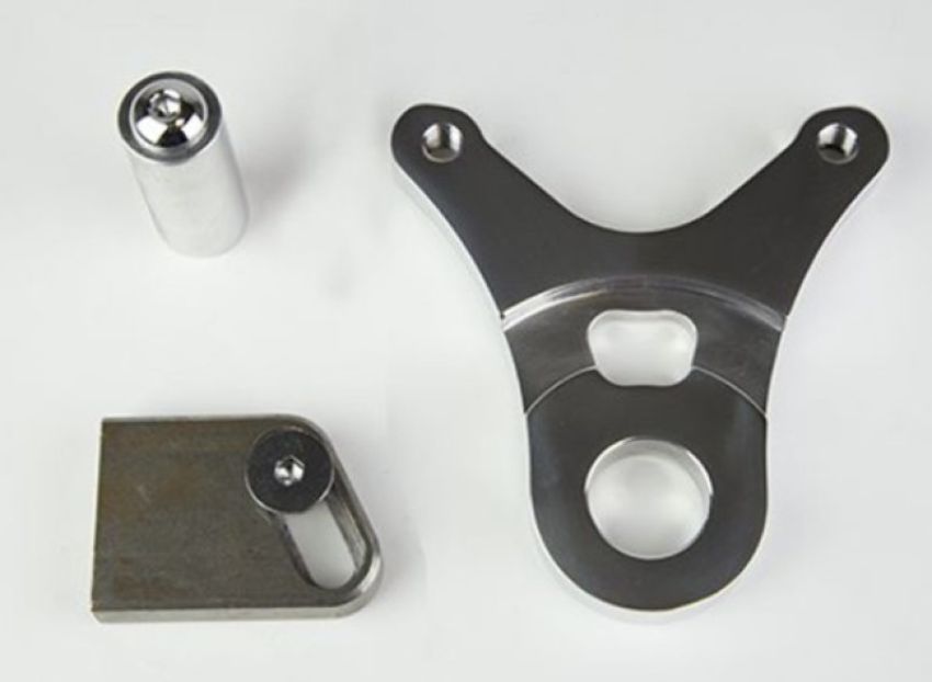 Wilwood 250-10177-P Caliper Mounting Kit Chrome w/Bracket GP310 Sprocket Brake 48 Tooth