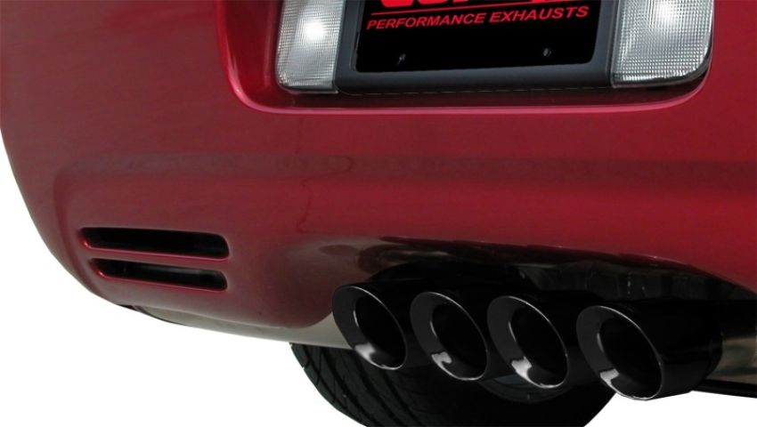 CORSA Performance 14139BLK Corsa 1997-2004 Chevrolet Corvette C5 Z06 5.7L V8 Black Sport Axle-Back Exhaust