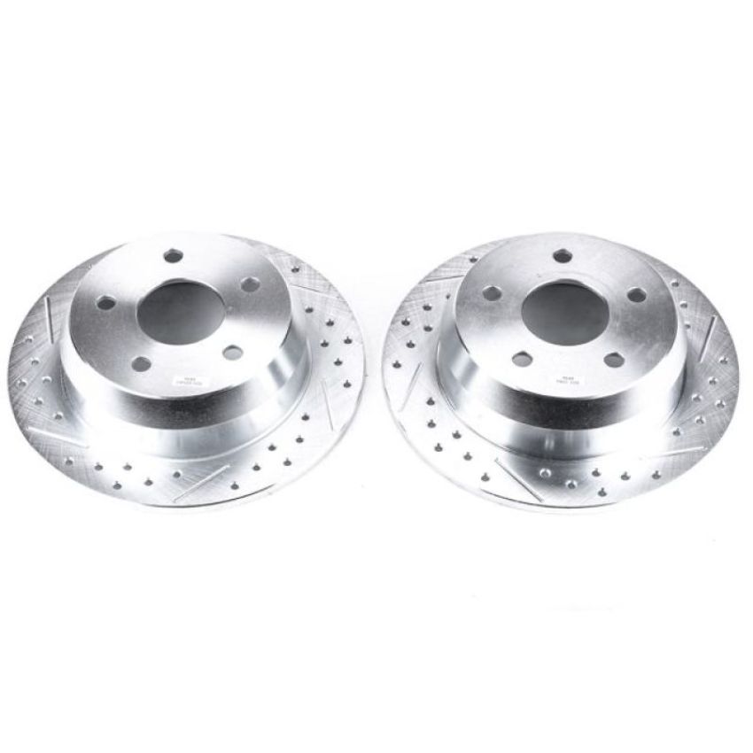PowerStop AR8743XPR PowerStop Evolution Performance Drilled, Slotted & Plated Brake Rotor Pair