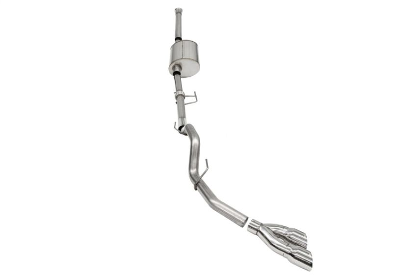 CORSA Performance 21169 Corsa 2021-2024 Ford F-150 SuperCrew/6.5in Bed 3.5L V6 Sport Cat-Back Single Side Exit-Polished
