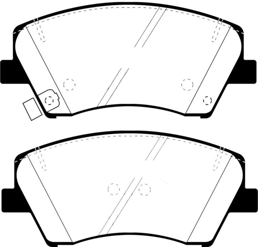 EBC Brakes DP23075 Greenstuff 2000 Series Sport Brake Pads