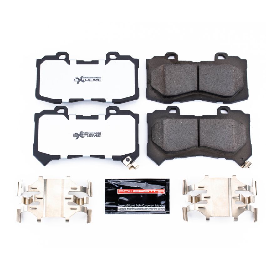 PowerStop Z36-1802 PowerStop - Z36 Truck and SUV Carbon-Fiber Ceramic Brake Pads with Hardware Kit