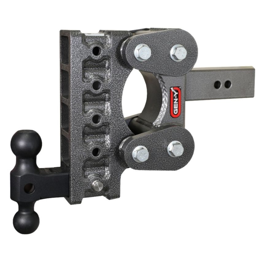 GEN-Y Hitch GH-2315 Gen-Y The Boss Torsion-Flex 2.5in Shank 7.5in Drop 1.1K TW 10K Hitch w/GH-031 Dual-Ball
