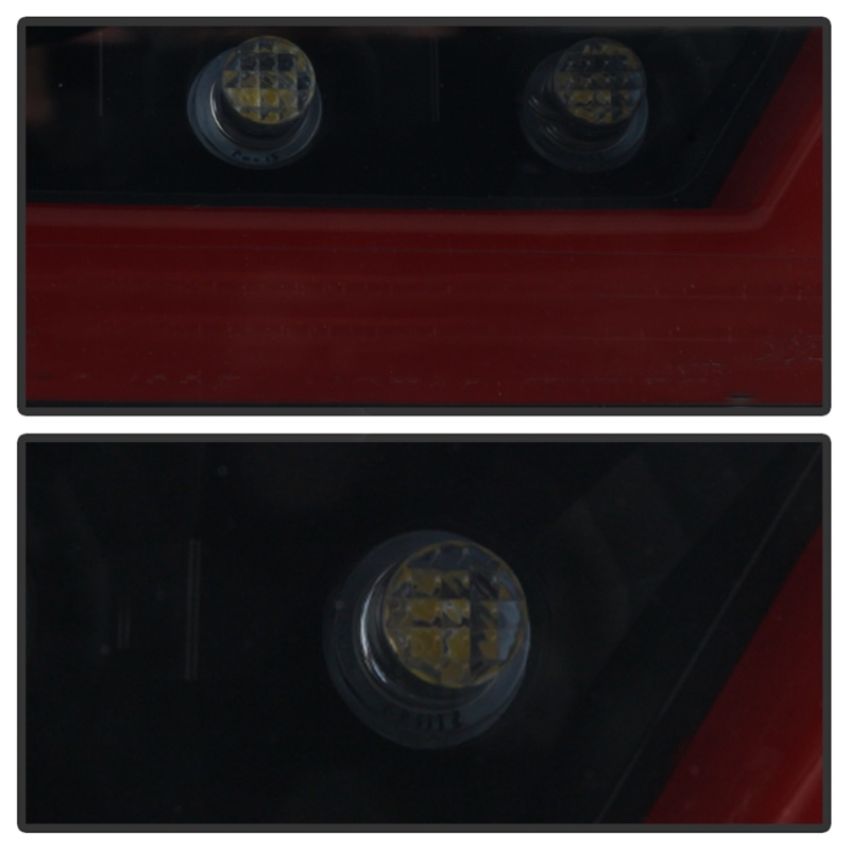 SPYDER 5082794 Red Bar LED Reverse Lights - Black Smoke