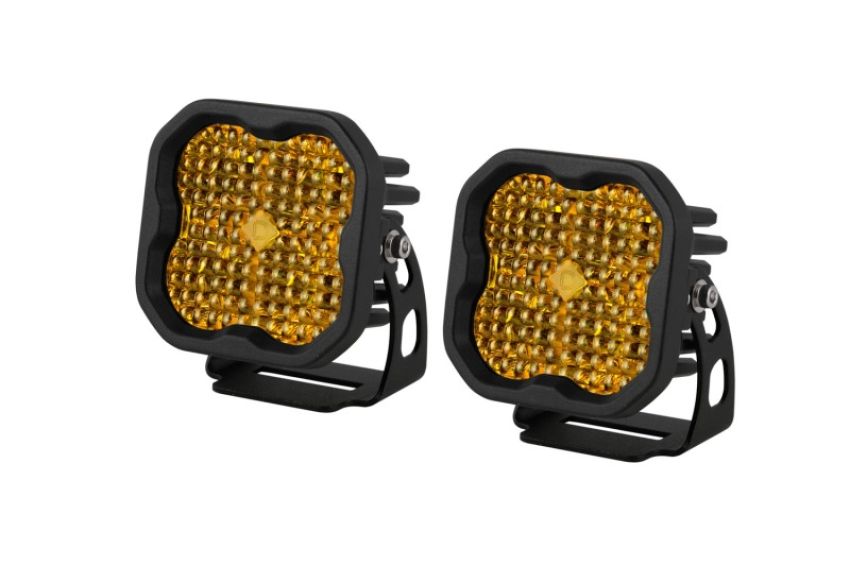 Diode Dynamics DD6891P SS3 Pro ABL - Yellow Flood Standard (Pair)