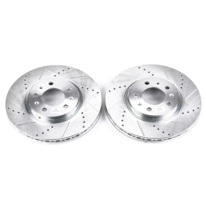 PowerStop AR82108XPR PowerStop Evolution Performance Drilled, Slotted & Plated Brake Rotor Pair
