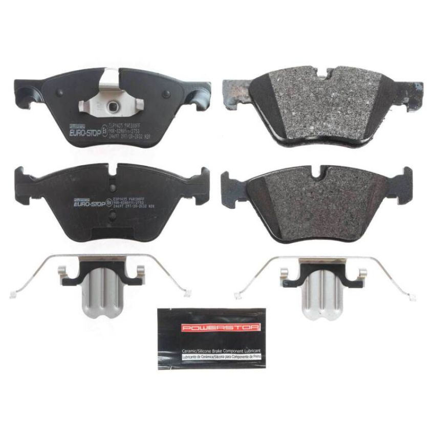 PowerStop ESP1435 EuroStop ECE-R90 Certified Brake Pad Set