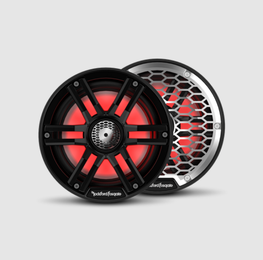 Rockford Fosgate UTV M2-65B Rockford Fosgate M2 6.5in. Color Optix Marine 2-Way Speakers (Pair) - Black