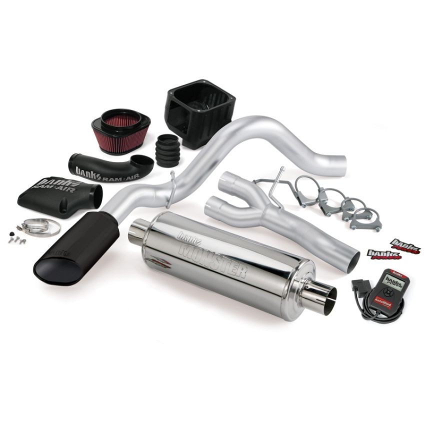 Banks Power 48046-B 10 Chevy 5.3L CCSB FFV Stinger System - SS Single Side-Exit Exhaust w/ Black Tip