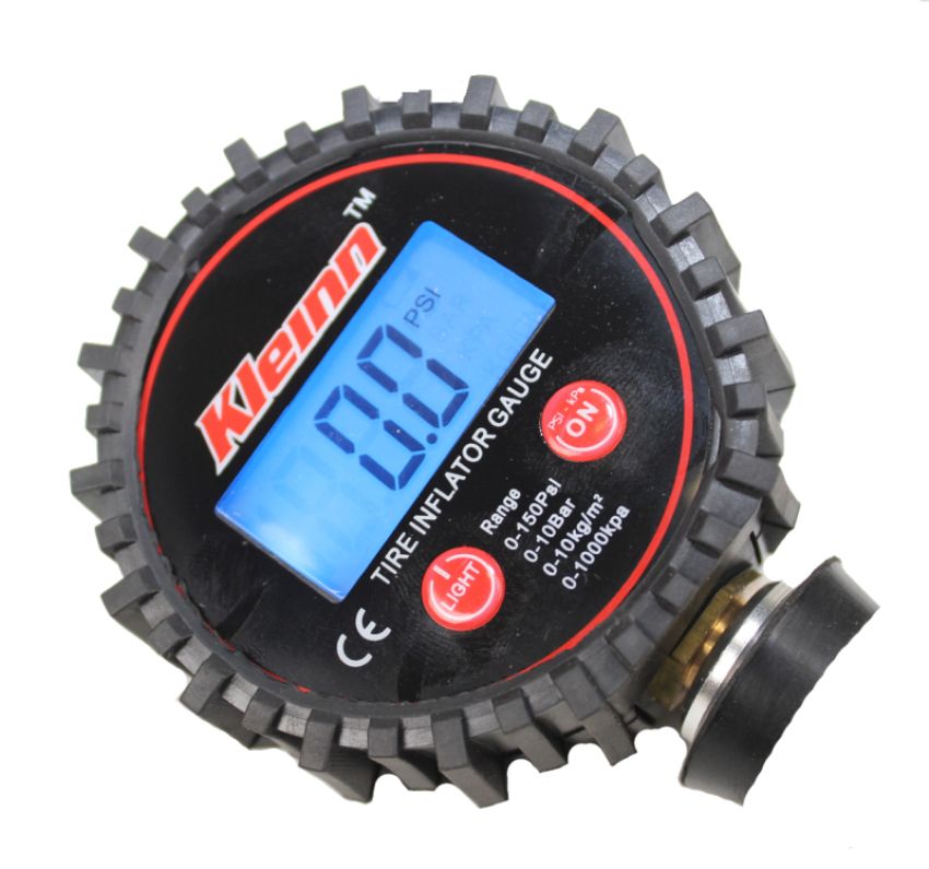 Kleinn Air Horns 59830 Kleinn Digital Tire Inflator w/ Gauge/ Bleed Valve/ / Locking Chuck 0-160 PSI