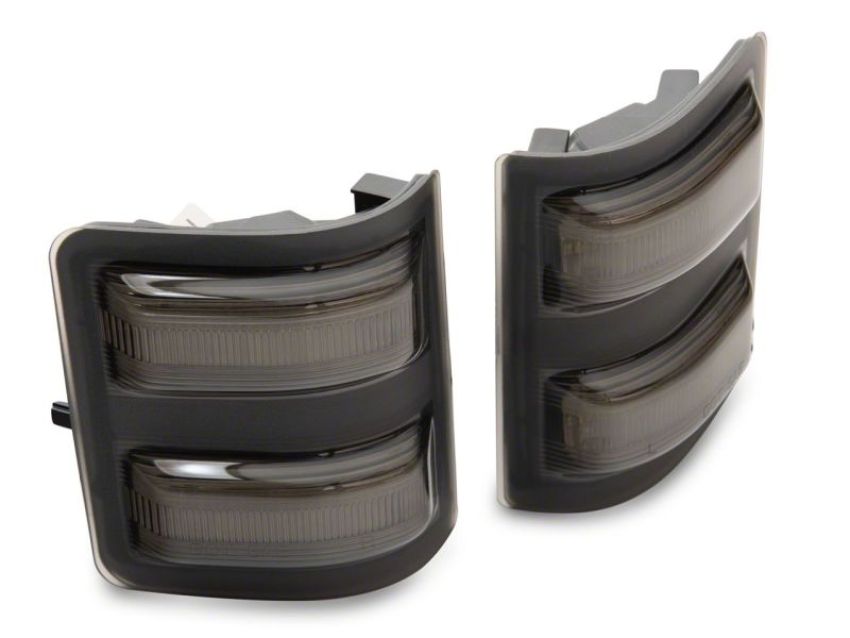 Raxiom SD18248 11-16 Ford F-250/F-350 Super Duty Axial LED Switchback Side Mirror Marker Lamps- Smoked