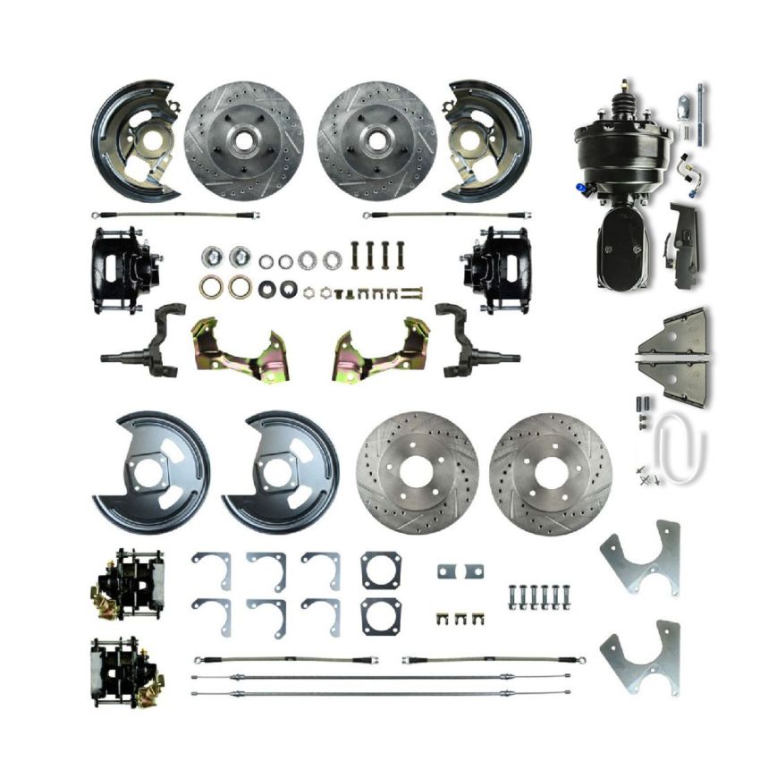 RIGHT STUFF DETAILING RSDAFXDC45CSY 69-74 GM A/F/X-Body Disc Brake Conversion