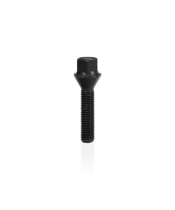 Eibach Wheel Bolt M12 x 1.5 x 43mm x 17mm Hex Taper-Seat - Black Finish