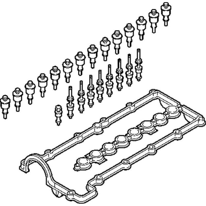 Elring 357.900 Gasket Set, cylinder head cover