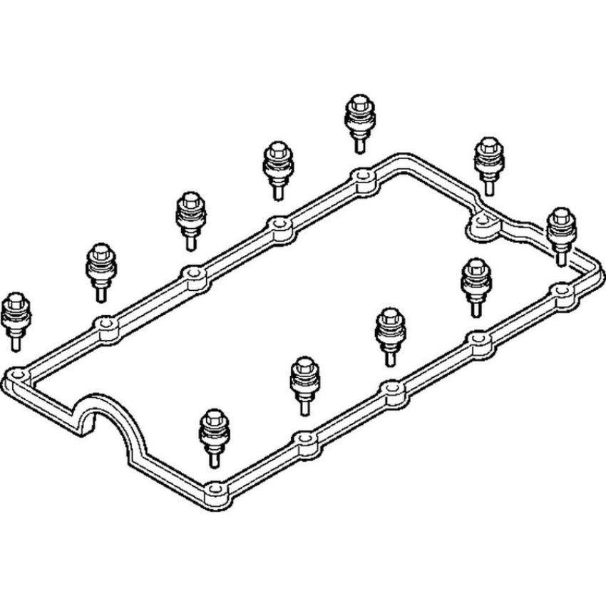 Elring 388.930 Gasket Set, cylinder head cover