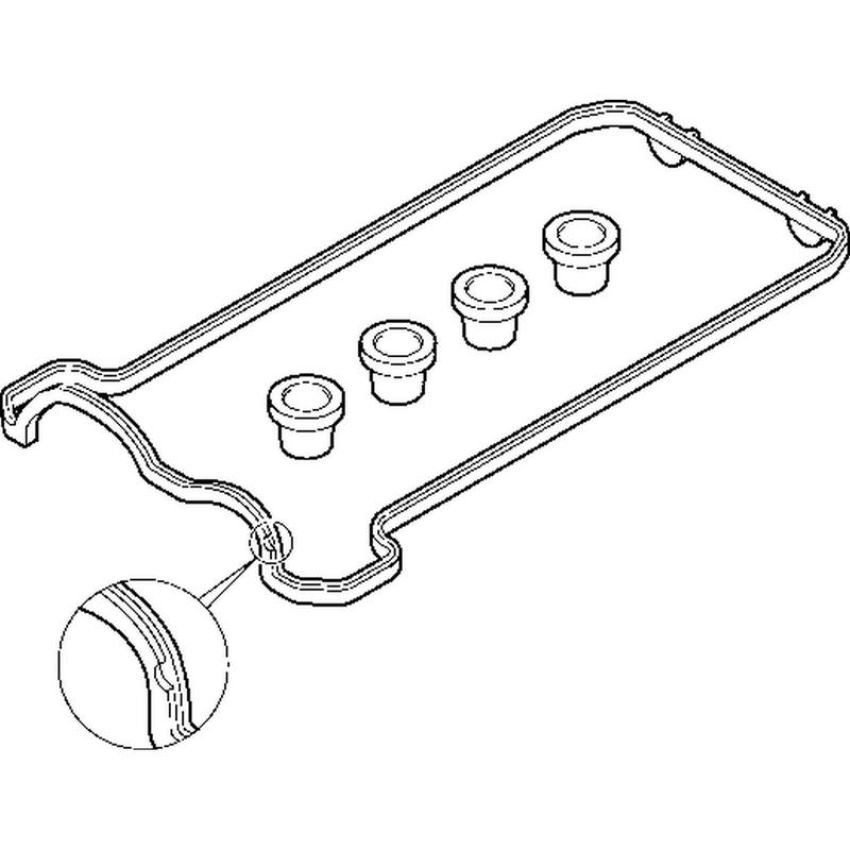 Elring 475.840 Gasket Set, cylinder head cover