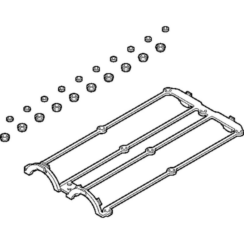 Elring 569.460 Gasket Set, cylinder head cover