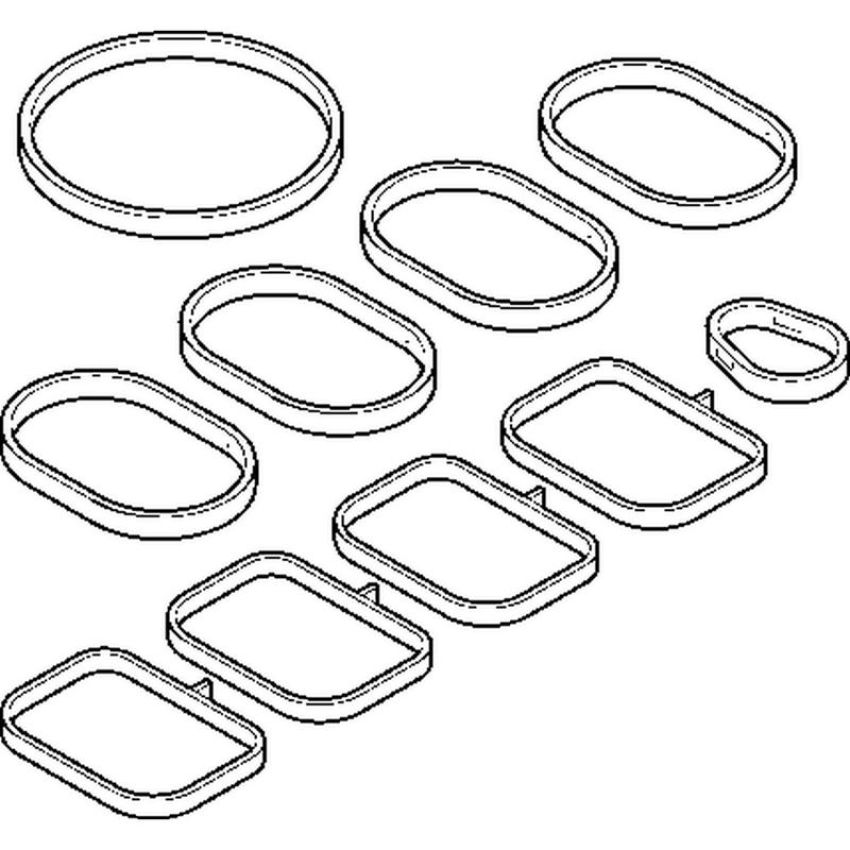 Elring 689.940 Gasket Set, intake manifold
