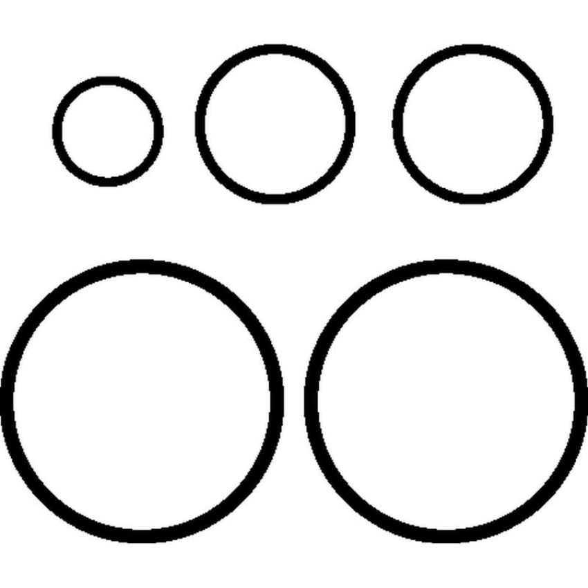 ELRING 821.470 Gasket Set, automatic transmission